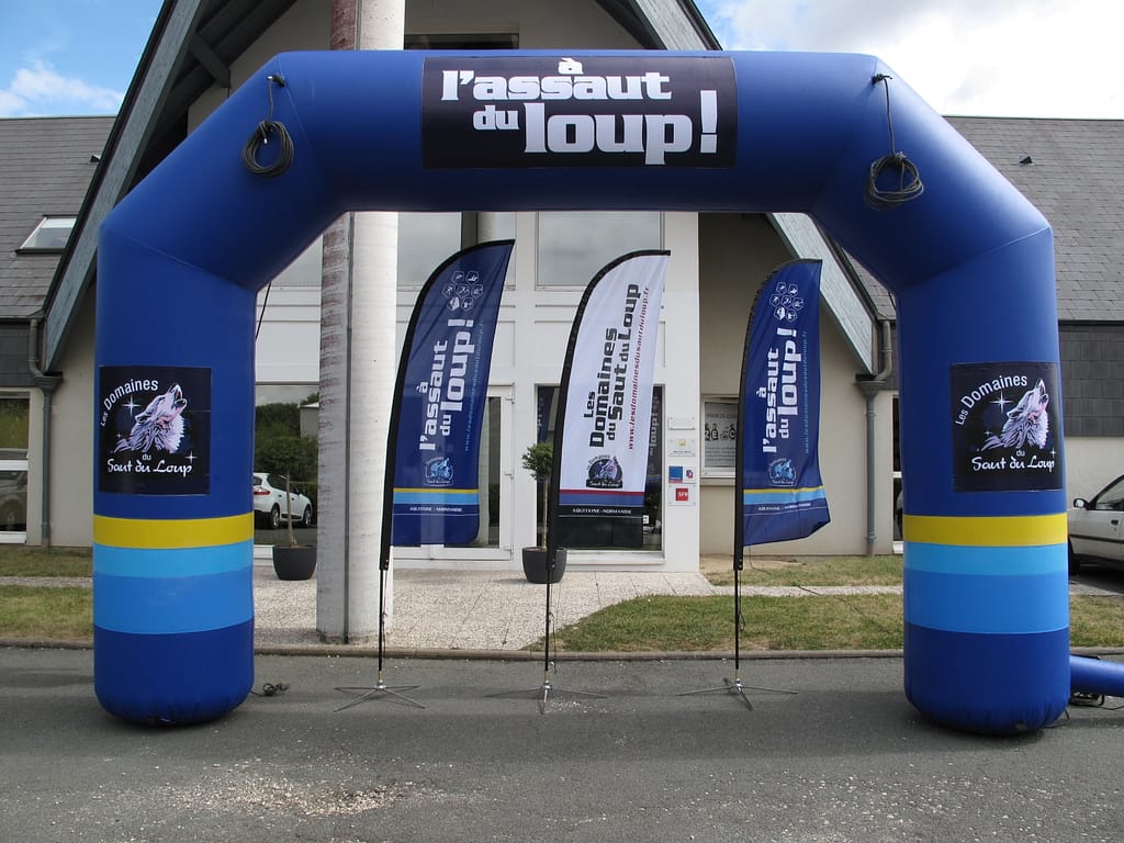Arche gonflable publicitaire